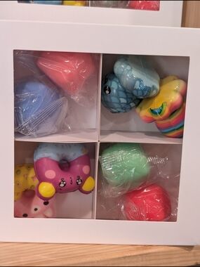Colorful Kids Squishy Animal Toy Set - Multicolor Plush-Like Squeezables
